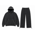 Faded Black Cosy Tracksuit