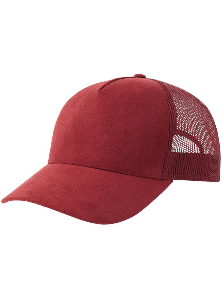 Suede Mesh Cap